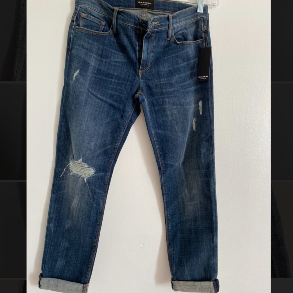 Black Orchid Boyfriend Jeans
